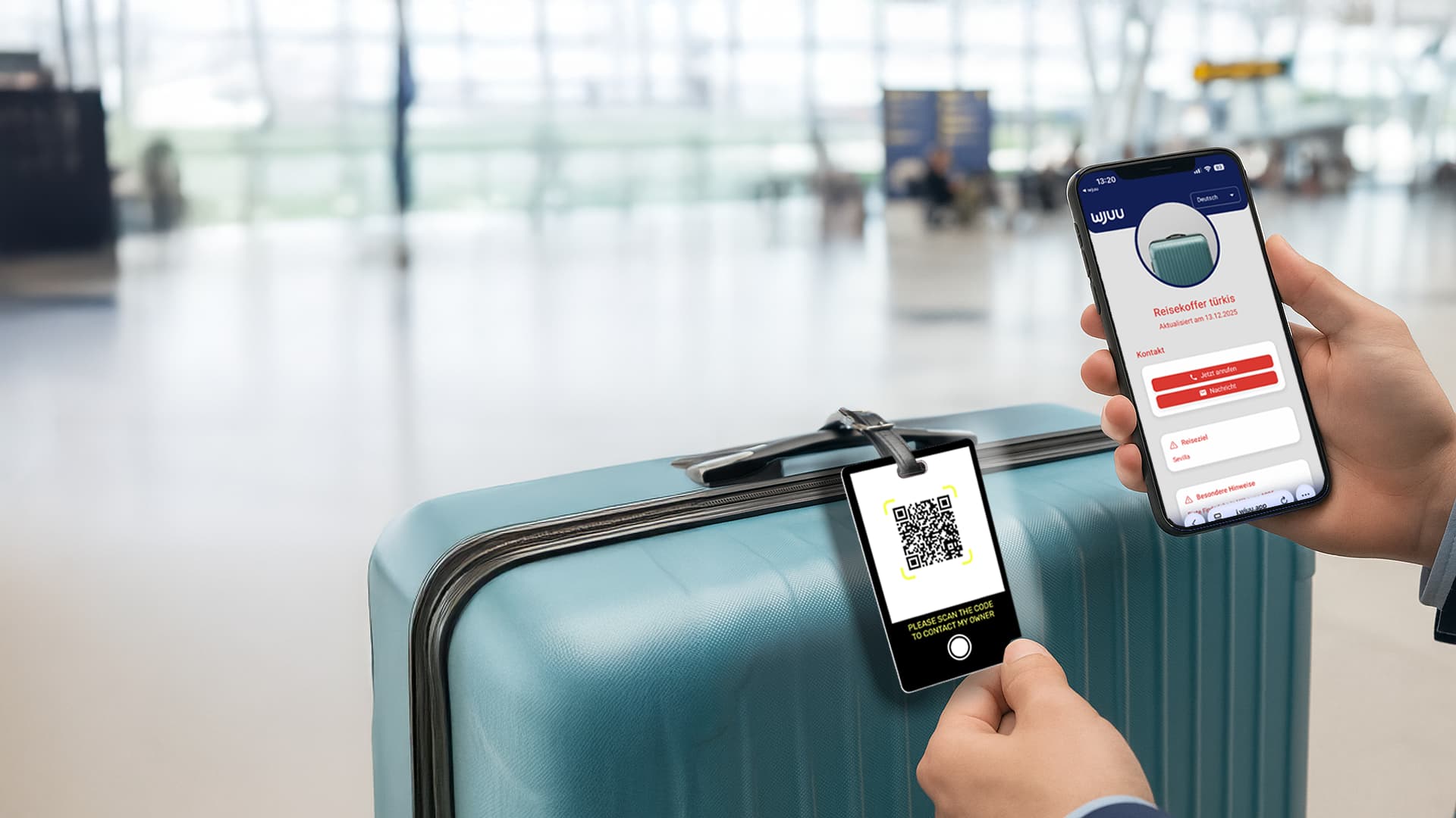 Bei Fund sofort anonym kontaktiert werden