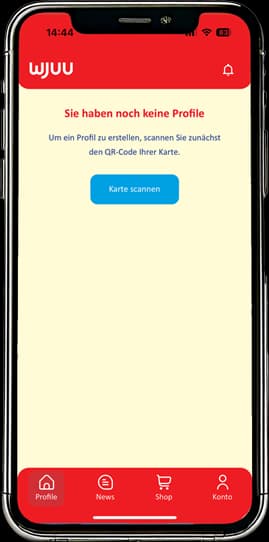 Erstes Profil einrichten